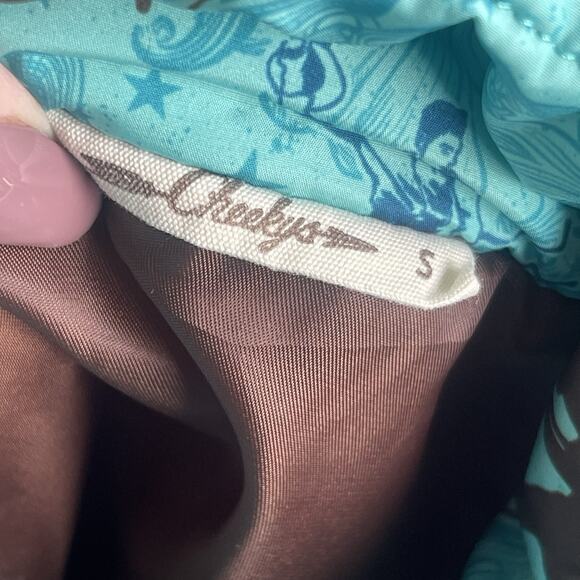 Cheekys Womens Puffer Vest Small Full Zip Horse Equestrian Ranch Cowgirl Rodeo - Picture 8 of 14